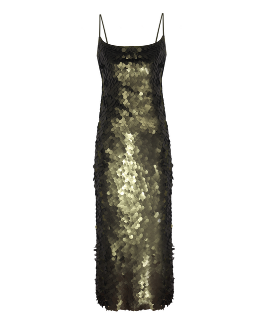 Felt Sequined Dress